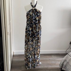 Halter maxi dress